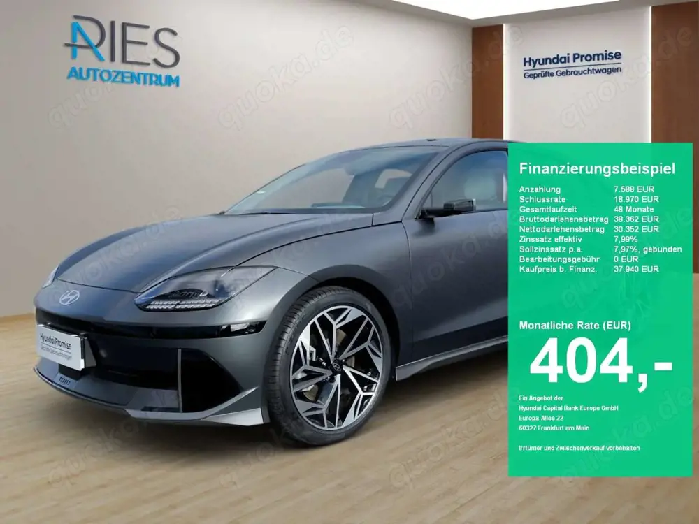 Hyundai IONIQ 6 Elektro KlimaA*LED*Navi*SHZ*el.Heck*ACC