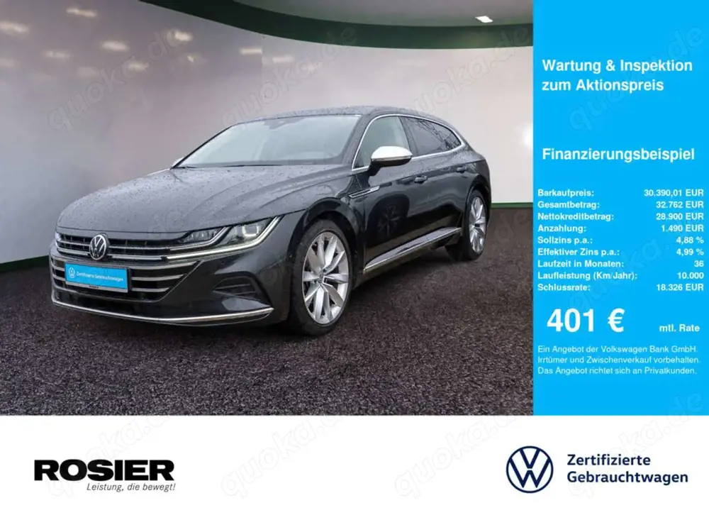 Volkswagen Arteon SB Elegance 2,0 l TDI DSG STANDHZ. ACC