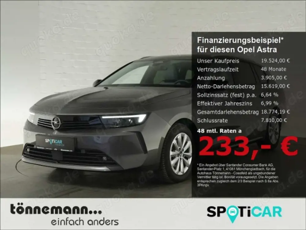 Opel Astra L ST ELEGANCE CDTI AT+LED LICHT+NAVI+RÜCKFAHRKAMER