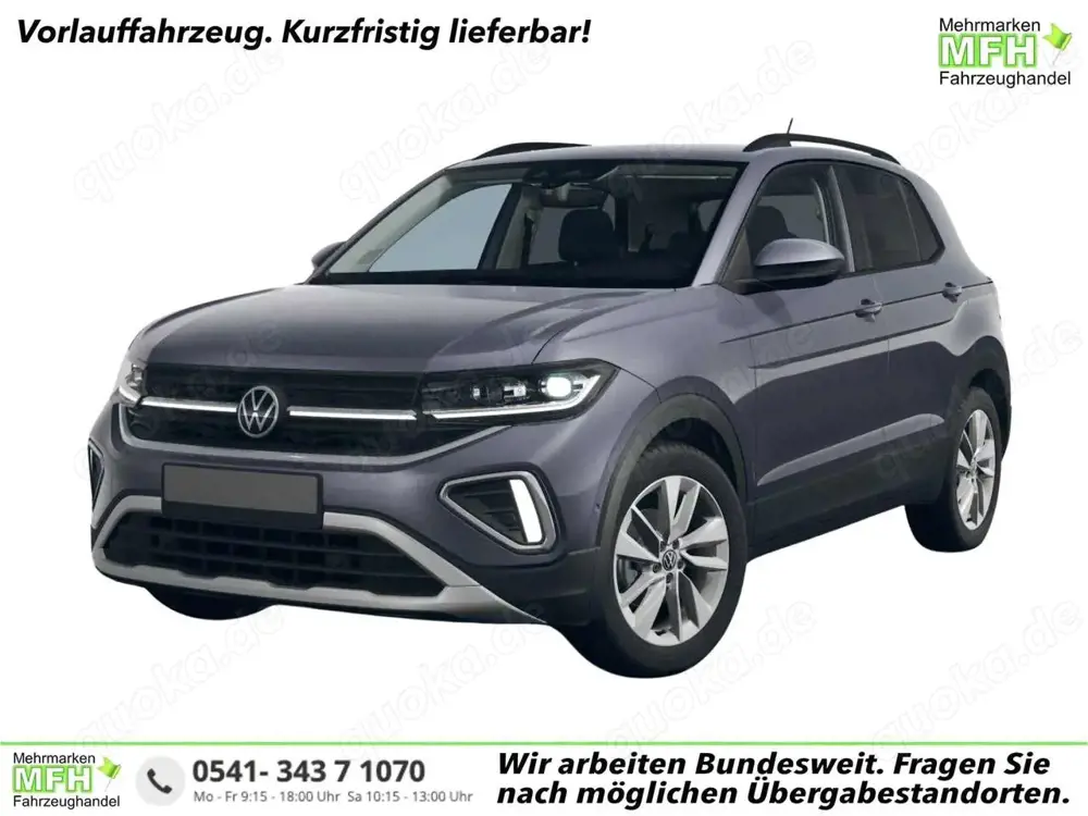 Volkswagen T-Cross LIFE 115PS DSG AHK+IQ.Light+ACC+Parklenk+Kamera...