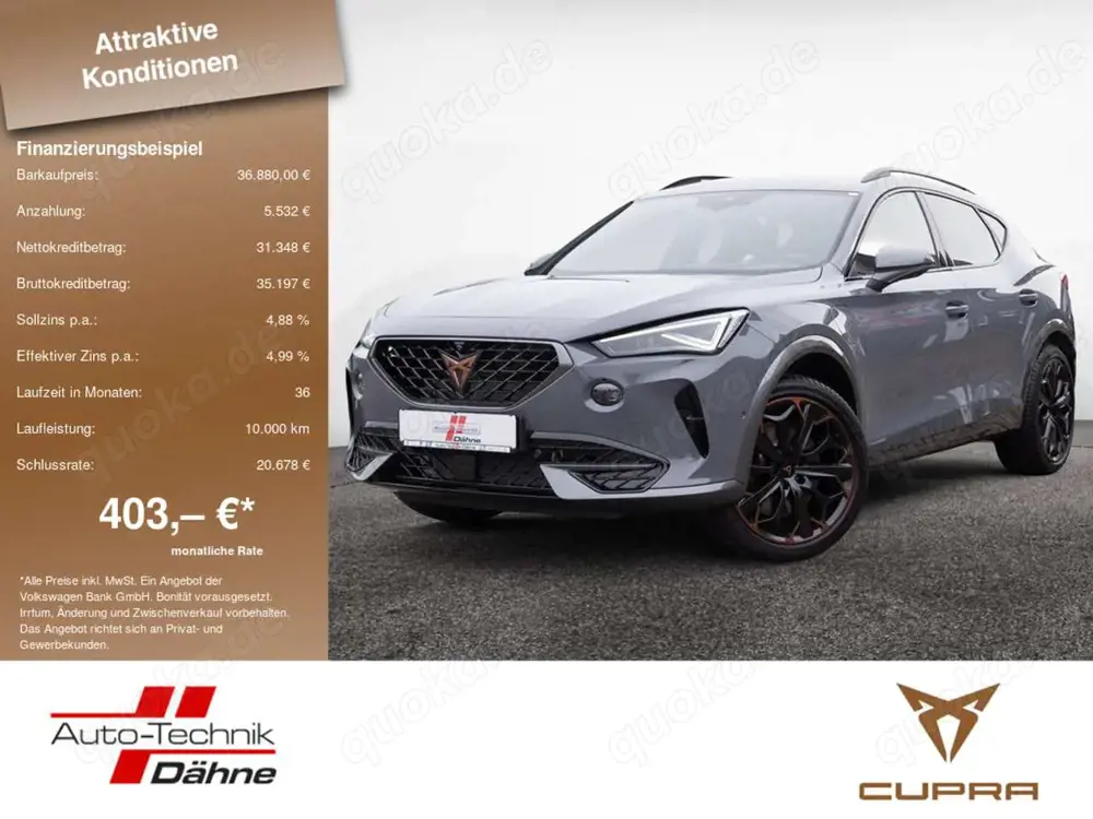CUPRA Formentor 1.4 TSI VZ e-HYBRID MATRIX-LED 360°