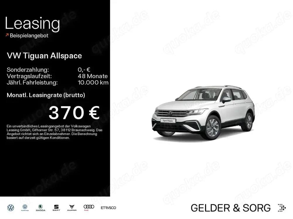 Volkswagen Tiguan Allspace Life 2.0 TDI 4M*RFK*AHK*ACC*Digi