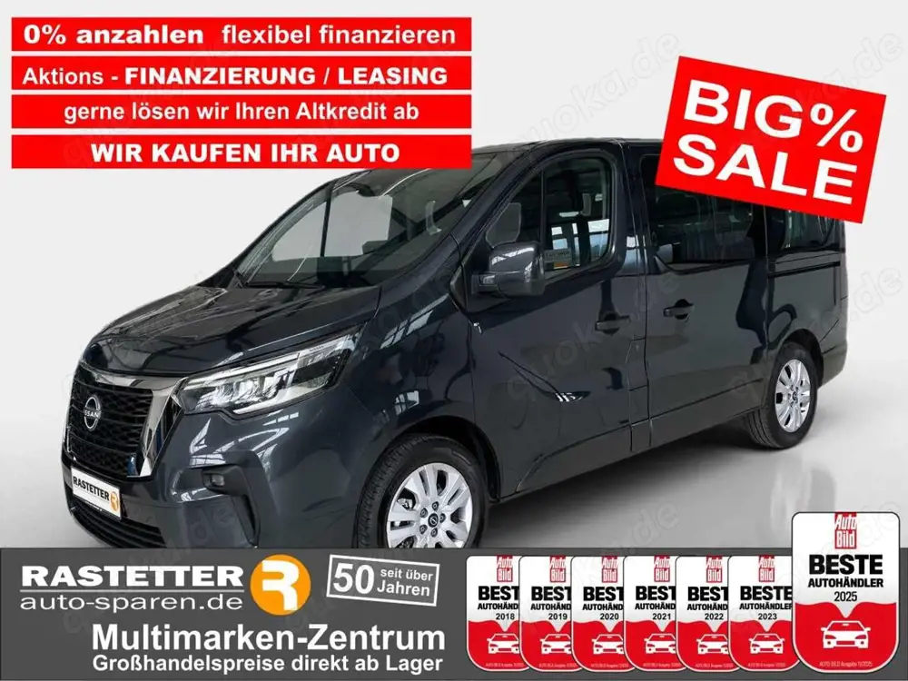 Nissan Primastar L1H1 DCT 170PS tekna 8S Design+Kamera+Navi+iKey+Pr