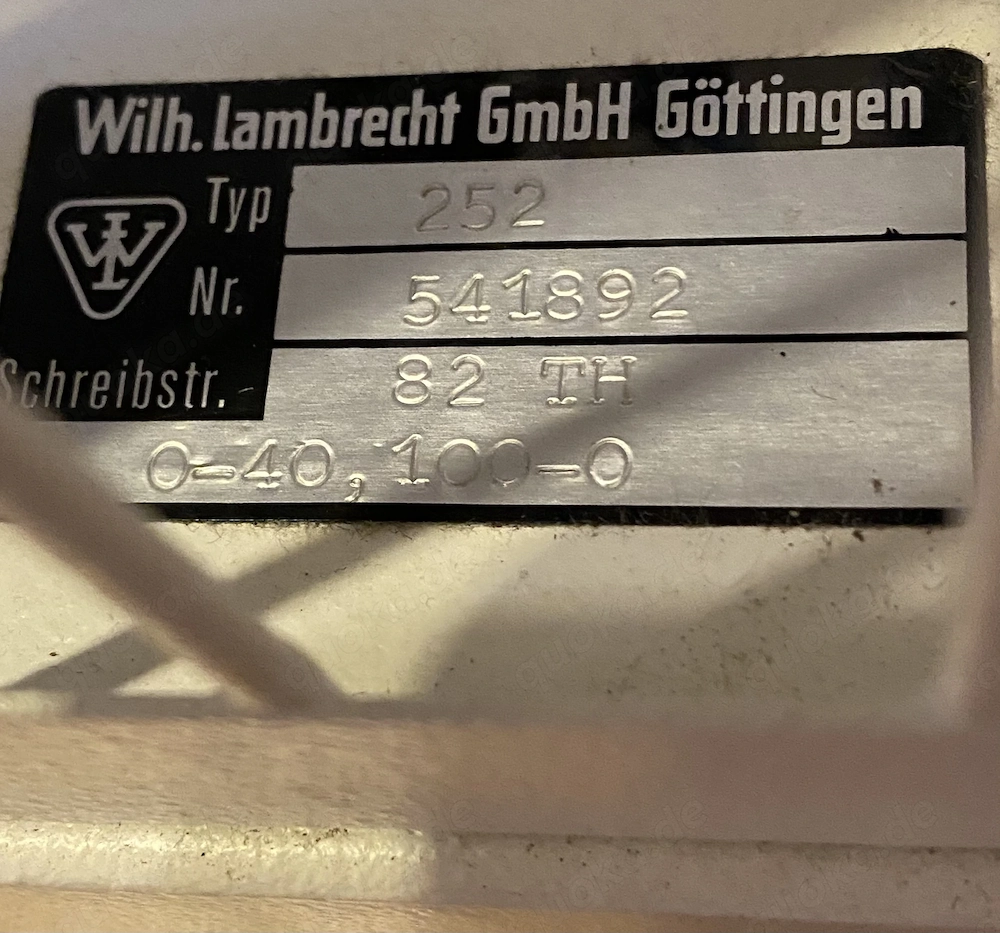 Lamprecht Hygrograph 