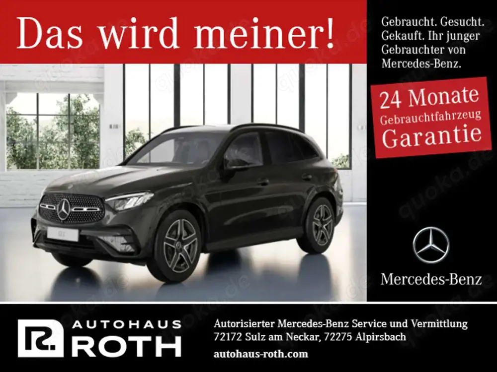 Mercedes-Benz GLC 300 GLC 300 d 4M AMG AHK Distronic Memory Kamera Navi