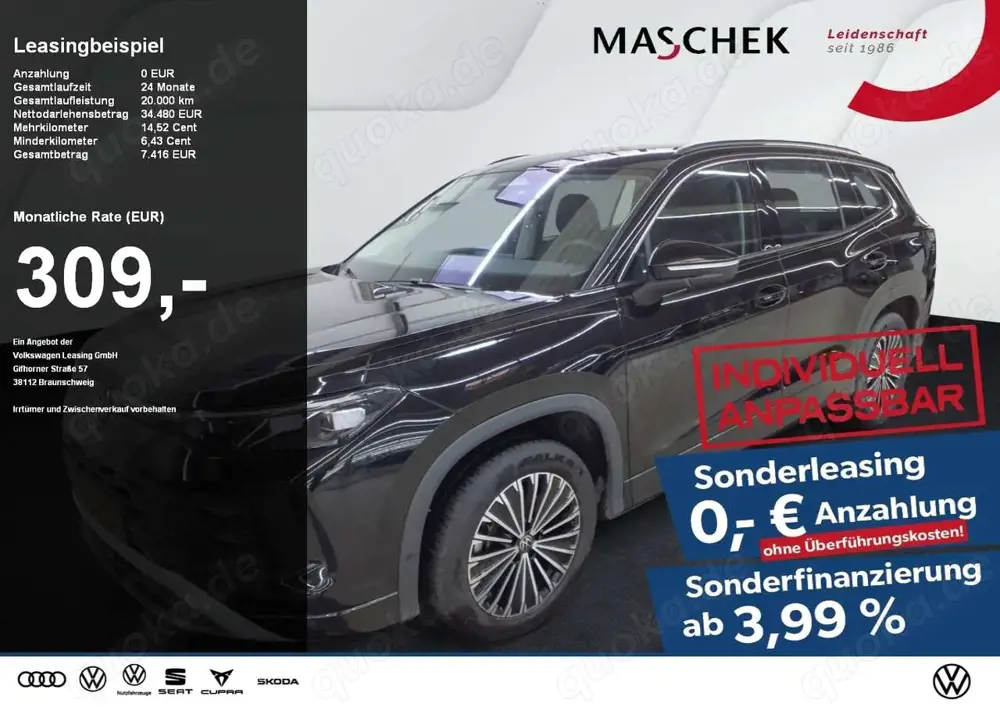 Volkswagen Tayron Life 1.5 eTSI AHK HD-Matrix 7-Sitze Area View