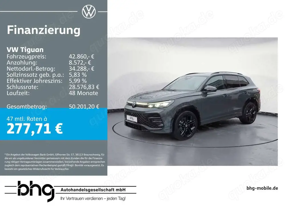 Volkswagen Tiguan 2.0 TDI SCR 4MOTION DSG R-Line