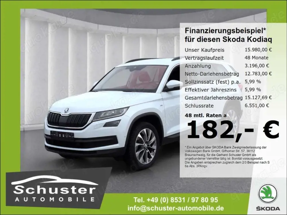 Skoda Kodiaq CLEVER 1.5TSI*DSG AHK LED ACC R-Kam Navi