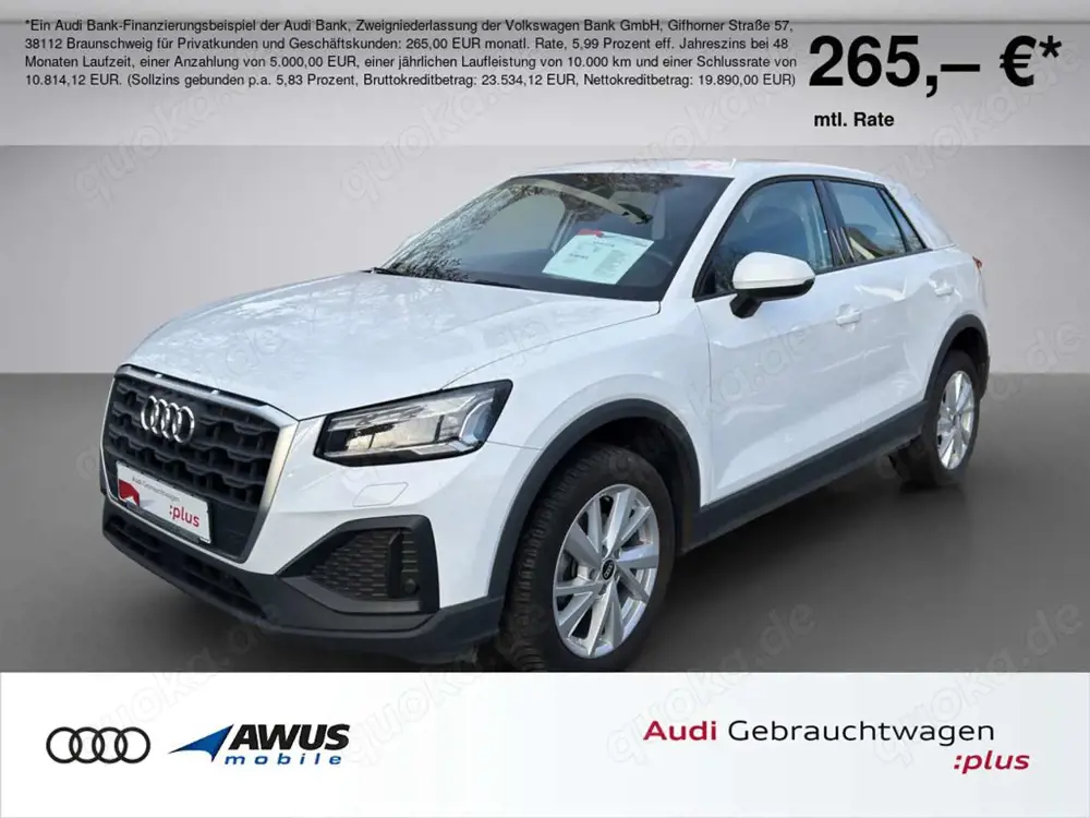 Audi Q2 35 TFSI basis Standheizung, Matrix-LED, 2-Zonen Klima
