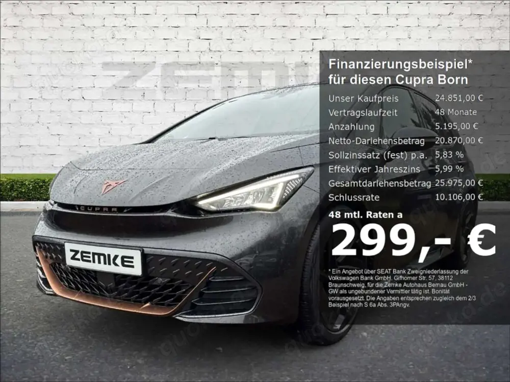 CUPRA Born HUD AD Panorama Navi Digitales Cockpit Soundsystem