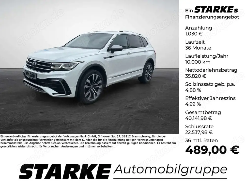 Volkswagen Tiguan Allspace 2.0 TDI DSG 4M R-Line 7-Sitzer