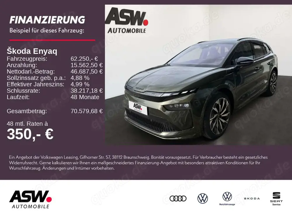 Skoda Enyaq 85 Sportline 285PS ACC 360° CANTON SHZ AHK