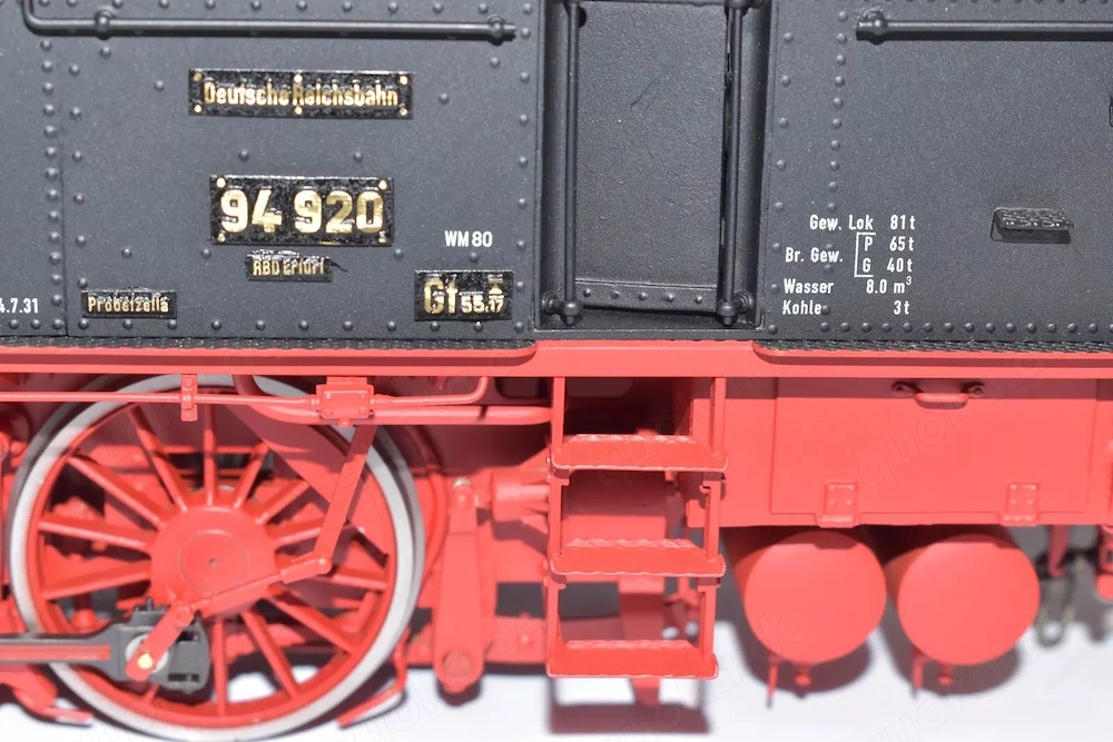 M&L SCHÖNLAU 3194 Spur 1 Dampflok BR 94 920 der DRG in Ep. II, analog im Karton