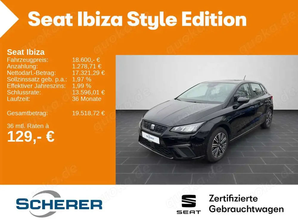 SEAT Ibiza 1.0 TSI Style LED FULL LINK SHZ