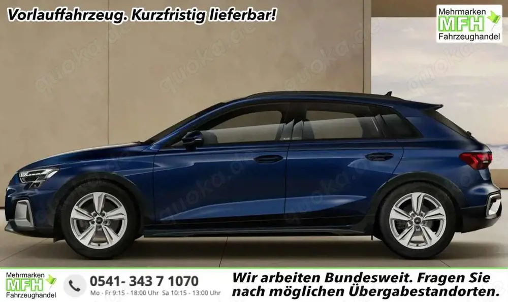 Audi A3 allstreet LED SHZ Temp Ersatzrad CarPlay PDC+ 1...