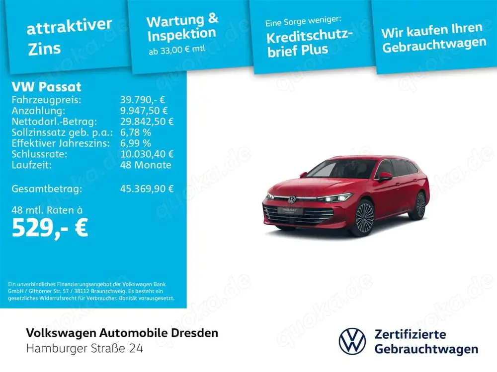 Volkswagen Passat Elegance 1.5 TSI eHybrid