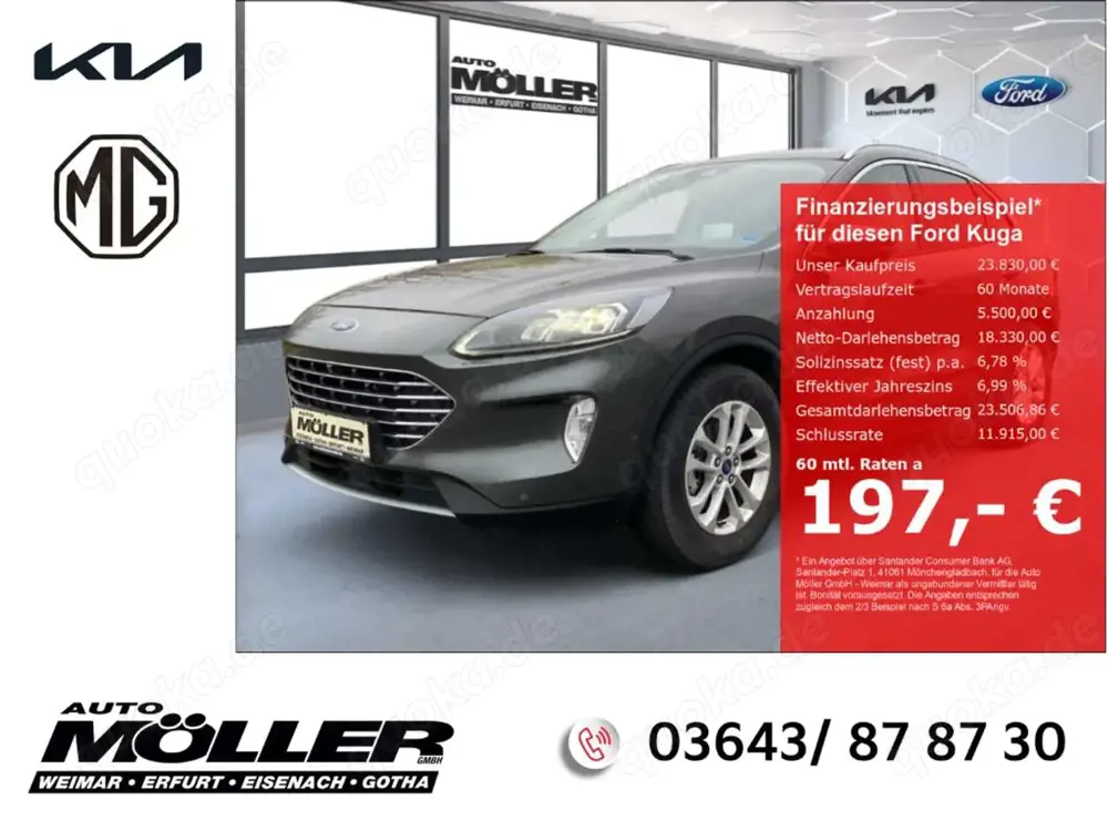 Ford Kuga 1.5 EcoBlue Aut. Titanium X Fahrass.+Techn.Paket L