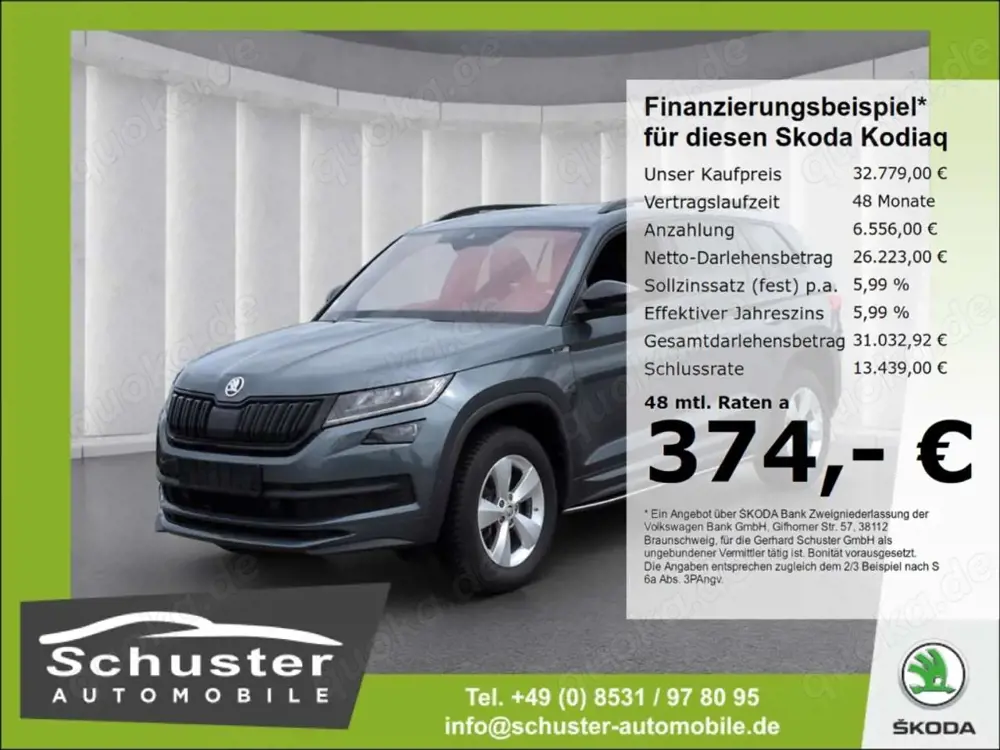 Skoda Kodiaq SPORTLINE 4x4 TDI*Panodach CANTON LED ACC