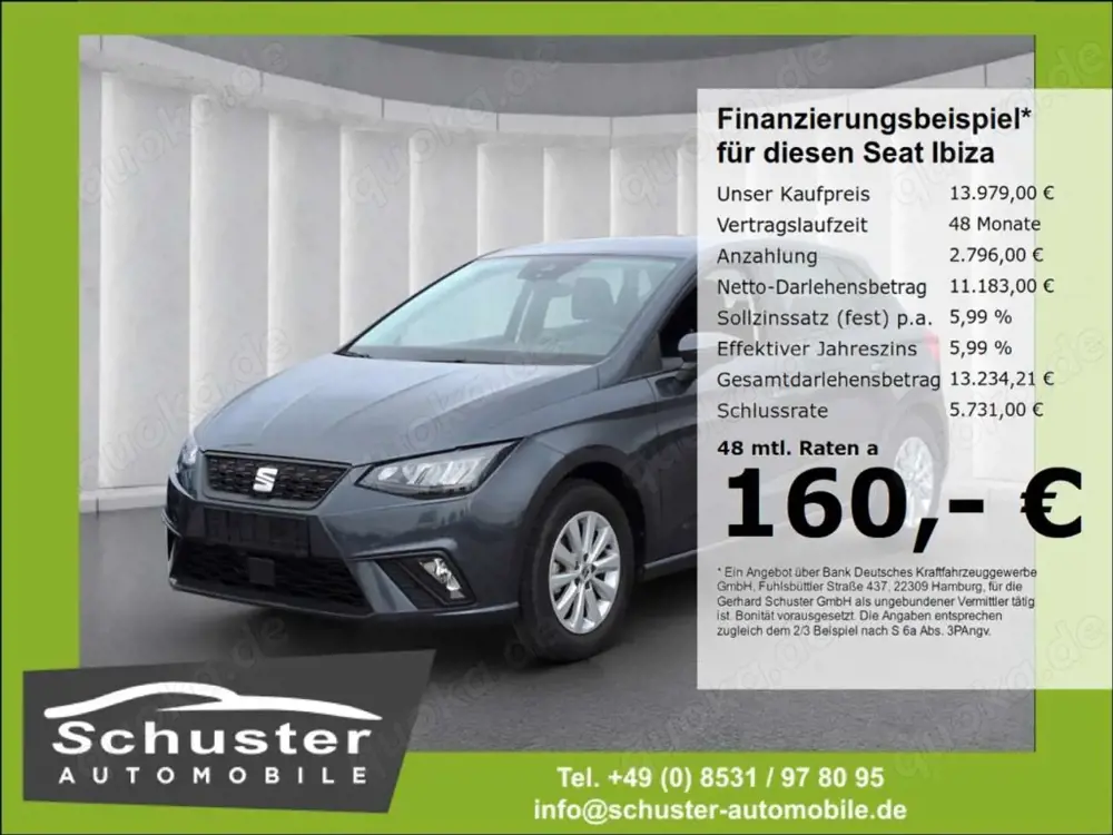 SEAT Ibiza Style 1.0*LED Tempo Full-Link 2Z-Klima PDC