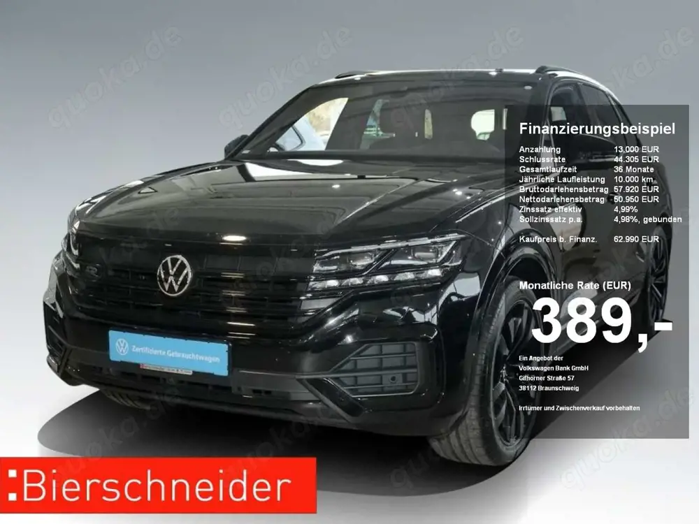 Volkswagen Touareg 3.0 TDI DSG R-Line Black-Style 5-J-GAR 21 HuD PANO