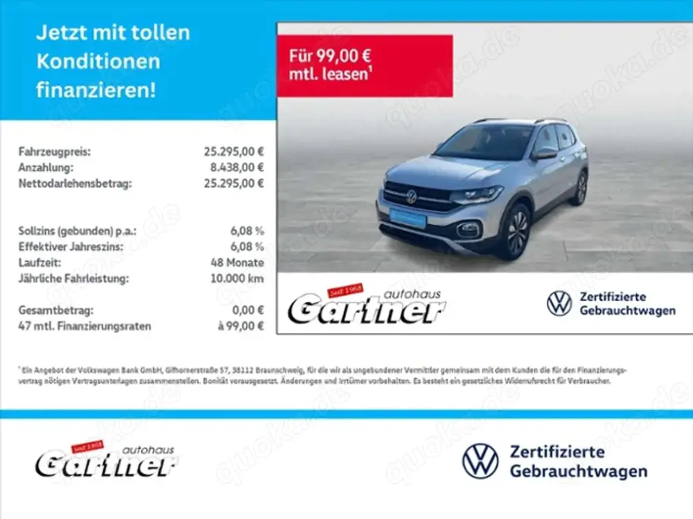 Volkswagen T-Cross MOVE 1.0 TSI DSG NAVI REAR VIEW ACC LED DAB+ KLIM