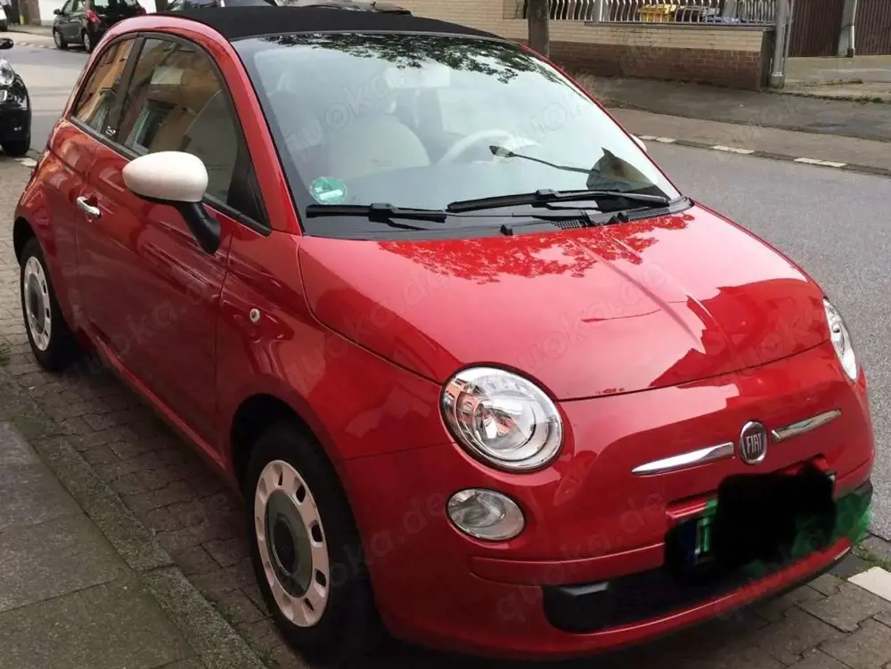 Fiat 500 Fiat 500C | Stoffverdeck | Anhängerkupplung | PDC