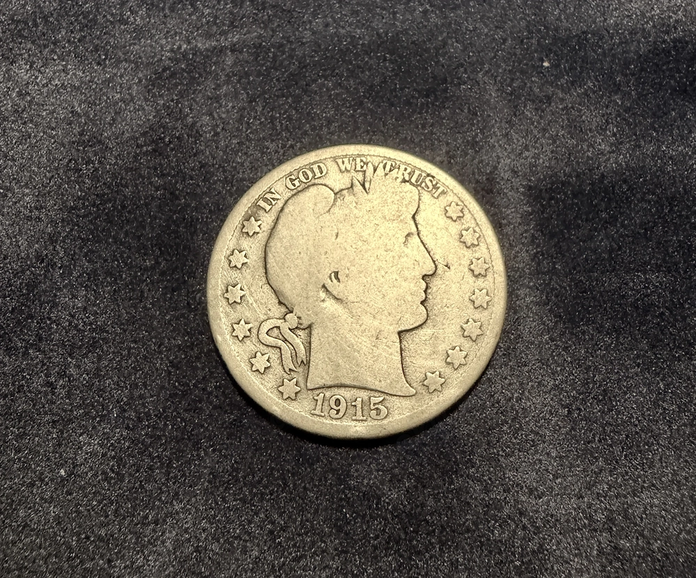 USA Half Dollar Barber Dollar 1915 San Francisco