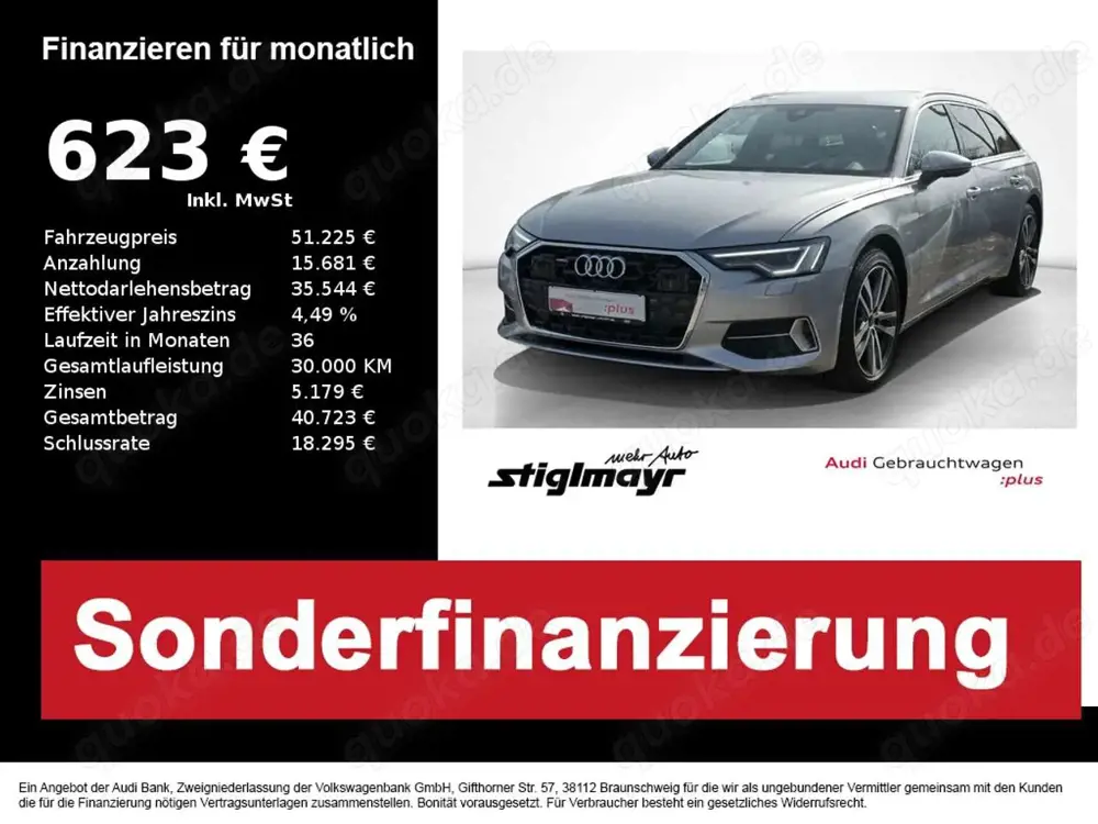 Audi A6 advanced 50 TDI quattro ACC+AHK+HUD+MATRIX