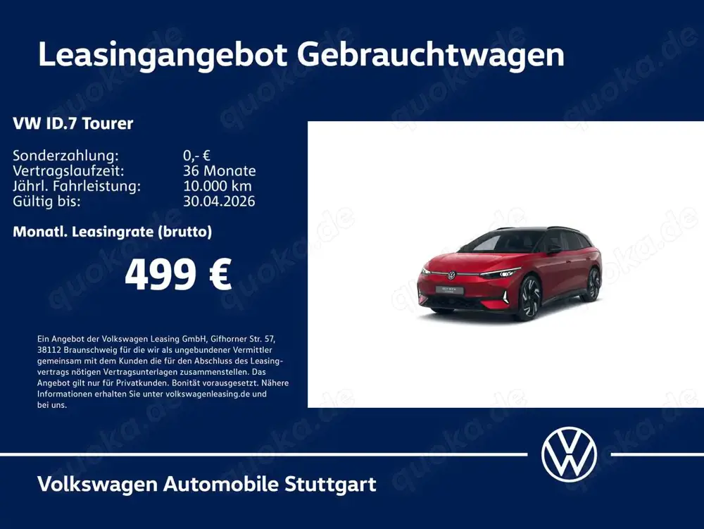 Volkswagen ID.7 GTX Navi Kamera AHK ACC LED SHZ