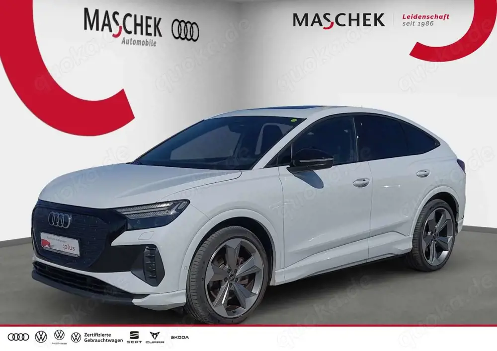 Audi Q4 e-tron Q4 Sportback e-tron S line 40 AHK Matrix Pano Blac