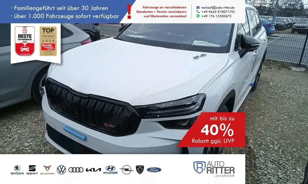 Skoda Kodiaq RS ACC|HuD|AHK|RFK|PANO|LED|Navi|Carpl...