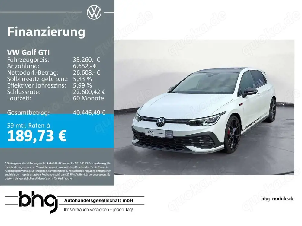 Volkswagen Golf GTI 2.0 TSI DSG Clubsport