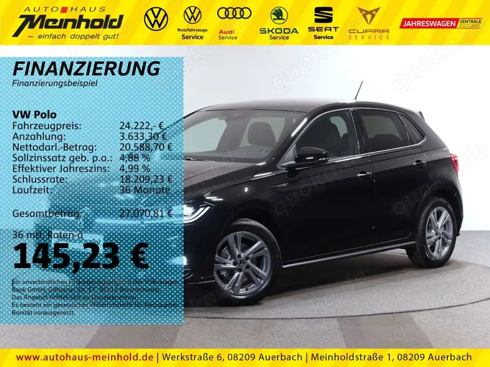 Volkswagen Polo 1.0 TSI DSG R-Line, Licht  Sicht