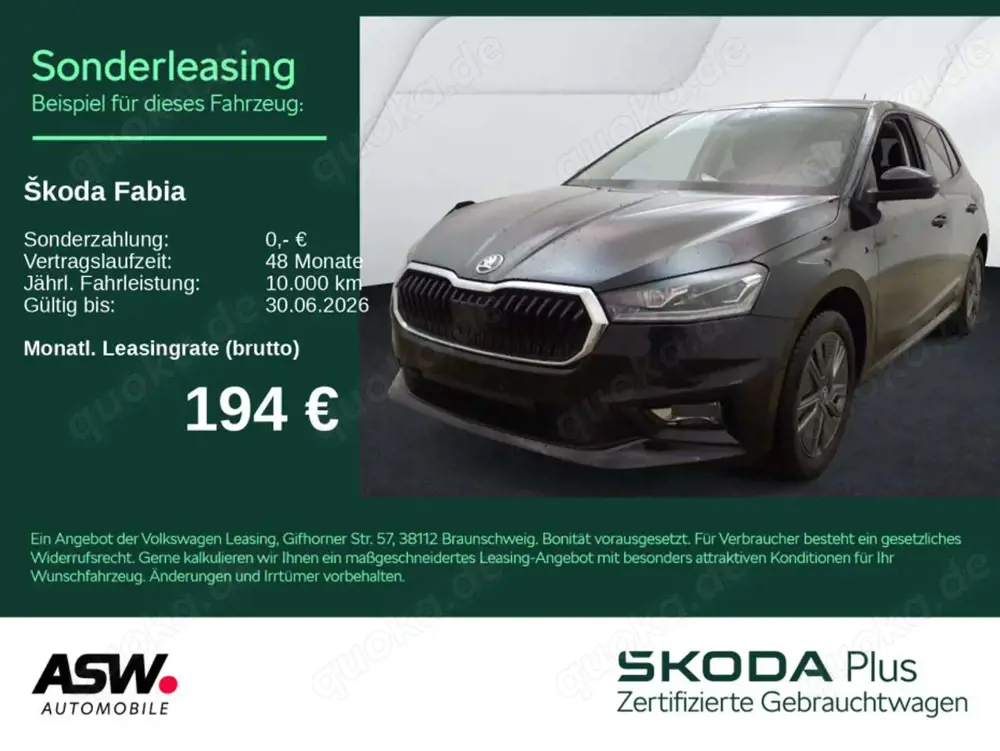 Skoda Fabia Tour 1.0 TSI DSG LED Navi RFK ACC SHZ PDC