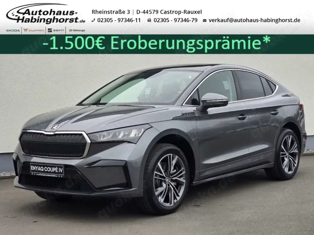 Skoda Enyaq Coupe 85 Kamera Navi ACC Kessy AHK Climatr.