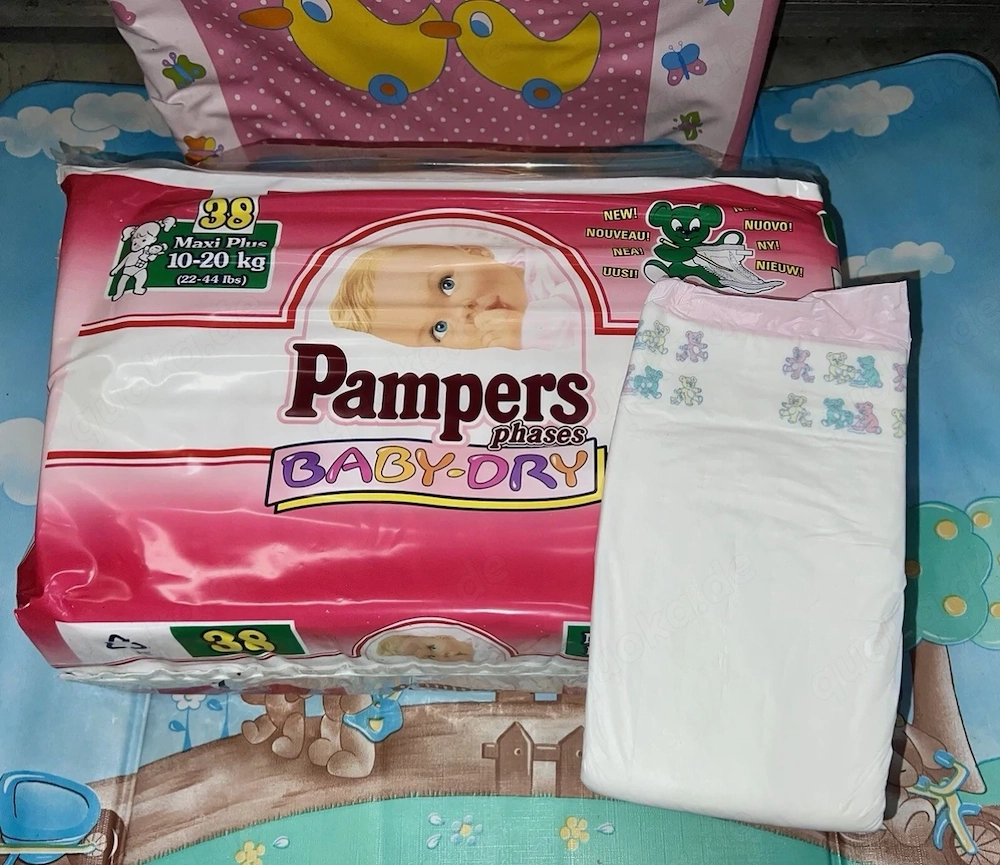 Wer hat die Pampers Windeln noch übrig