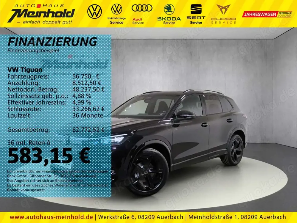 Volkswagen Tiguan 1.5 TSI DSG R-Line Black Style, Dach, AHK