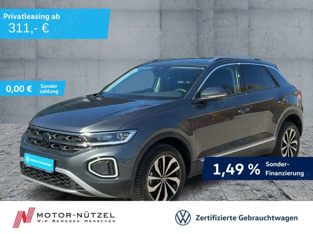 Volkswagen T-Roc 1.5 TSI DSG STYLE 5JG+LEDplus+AHK+STDHZG