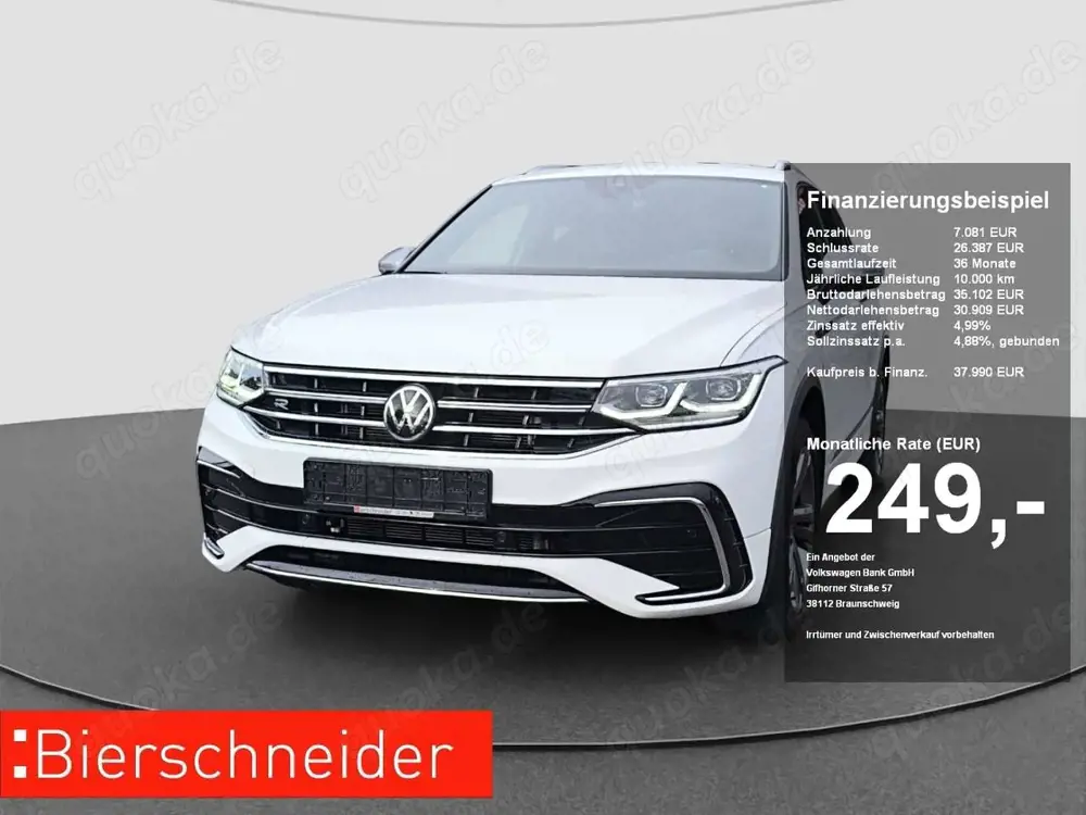 Volkswagen Tiguan Allspace 2.0 TSI DSG R-Line 4Motion AHK HEAD UP MATRIX NAVI