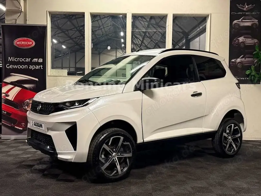 Aixam Crossover S10 WIE NEU WEISS Mopedauto Microcar