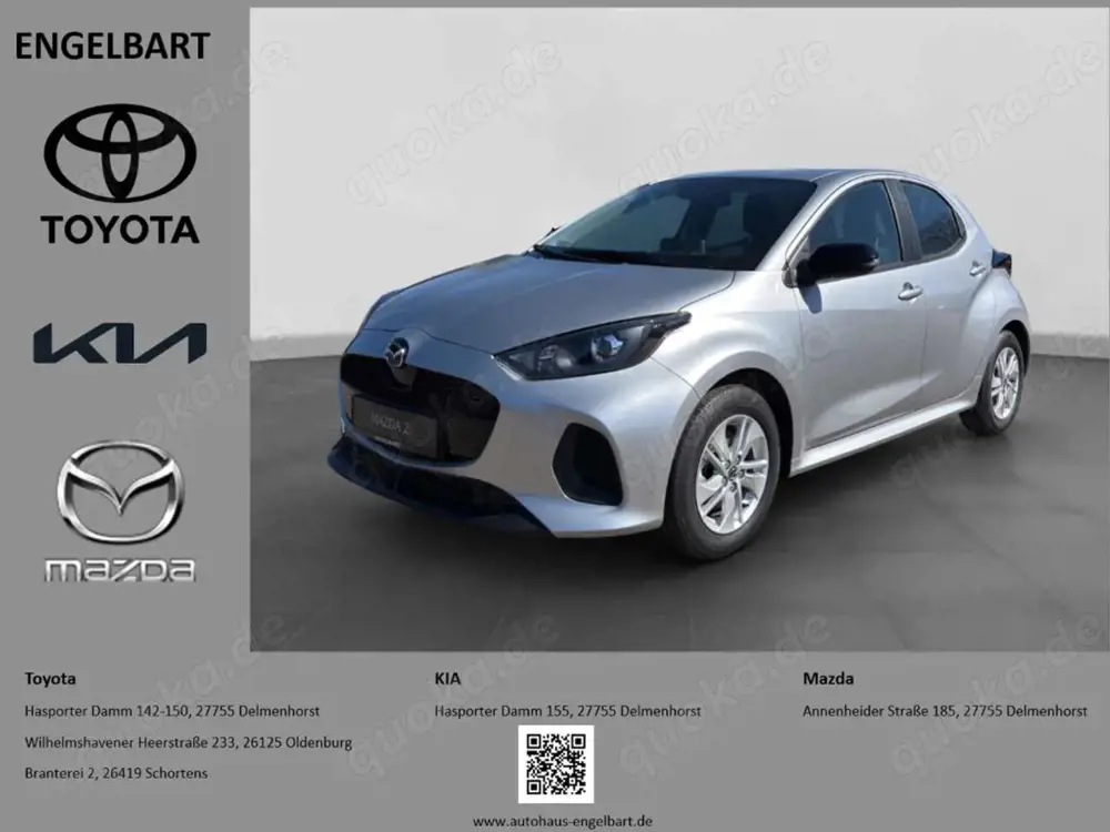 Mazda 2 Centre-Line ACC Apple CarPlay Android Auto Klimaau