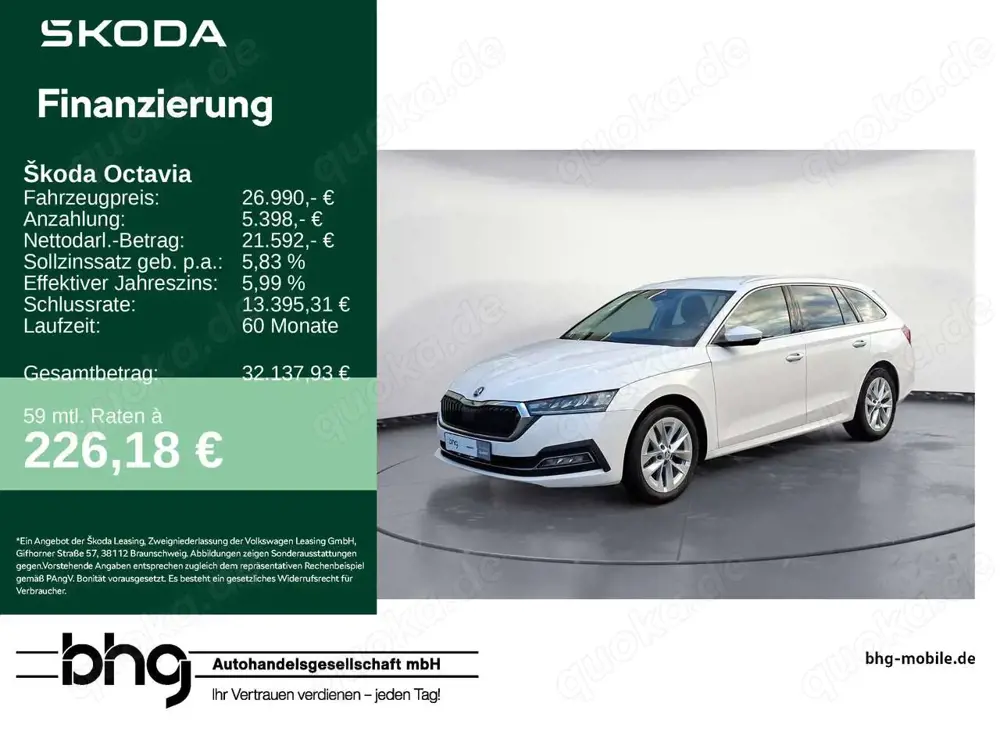Skoda Octavia Combi 2.0 TDI DSG 4x4 Style