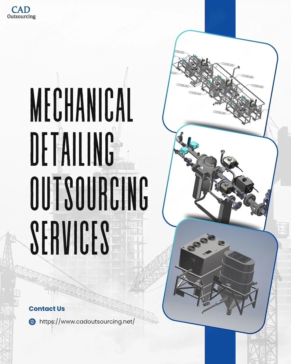 Reliable Mechanical CAD Detailing Services in Mexico   Contact Now