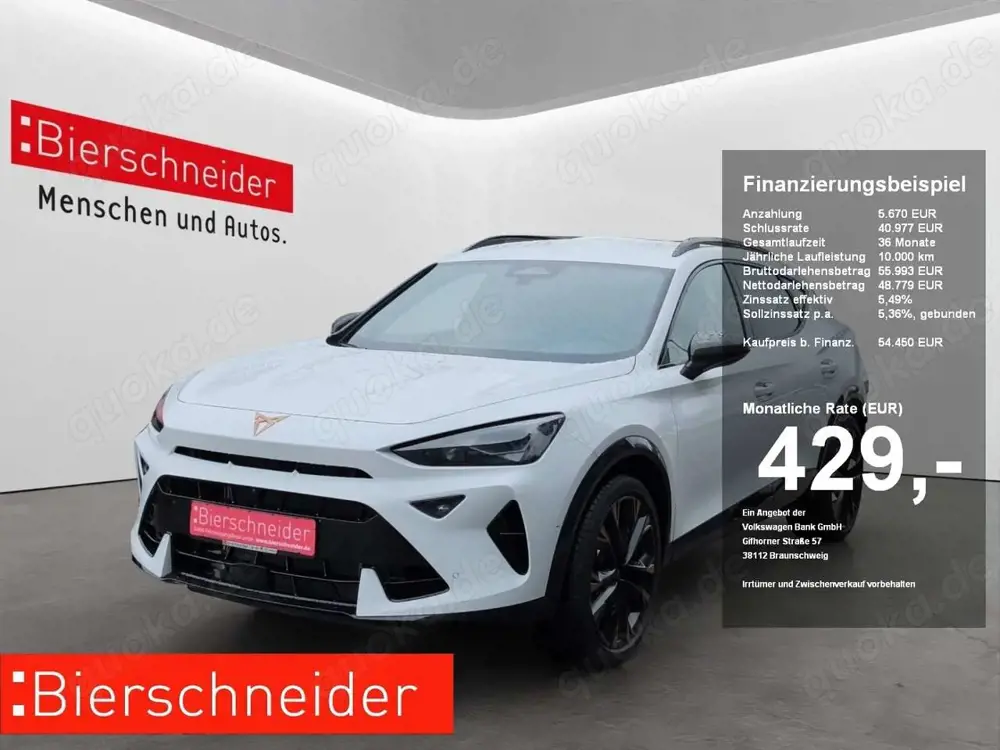 CUPRA Formentor 2.0 TSI DSG 4Drive VZ HD-MATRIX NAVI 19 AHK SENNHE