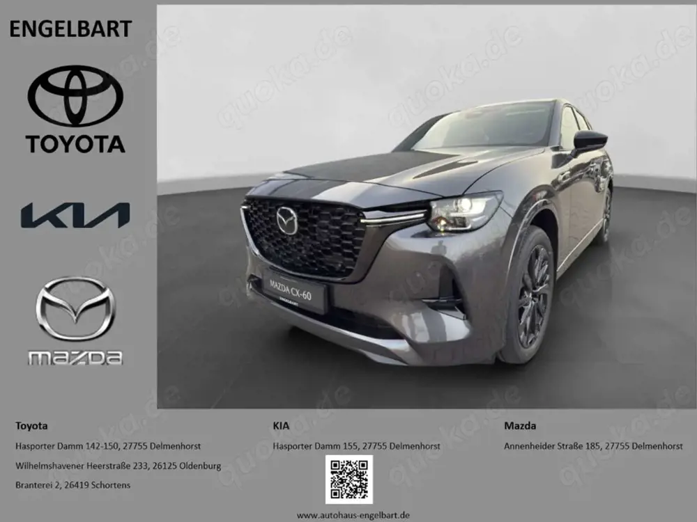 Mazda CX-60 Homura Plus AHK  AWD HUD El. Panodach Navi Leder M
