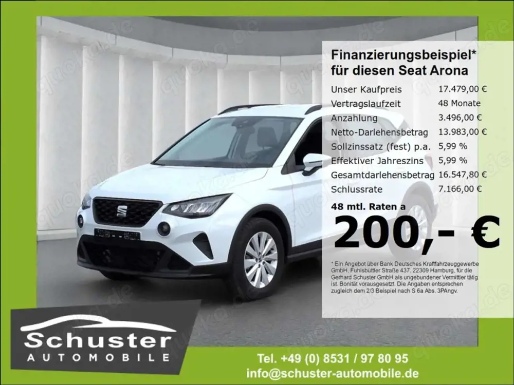 SEAT Arona Style 1.0TSI*DSG LED Tempo digCockp Blueto