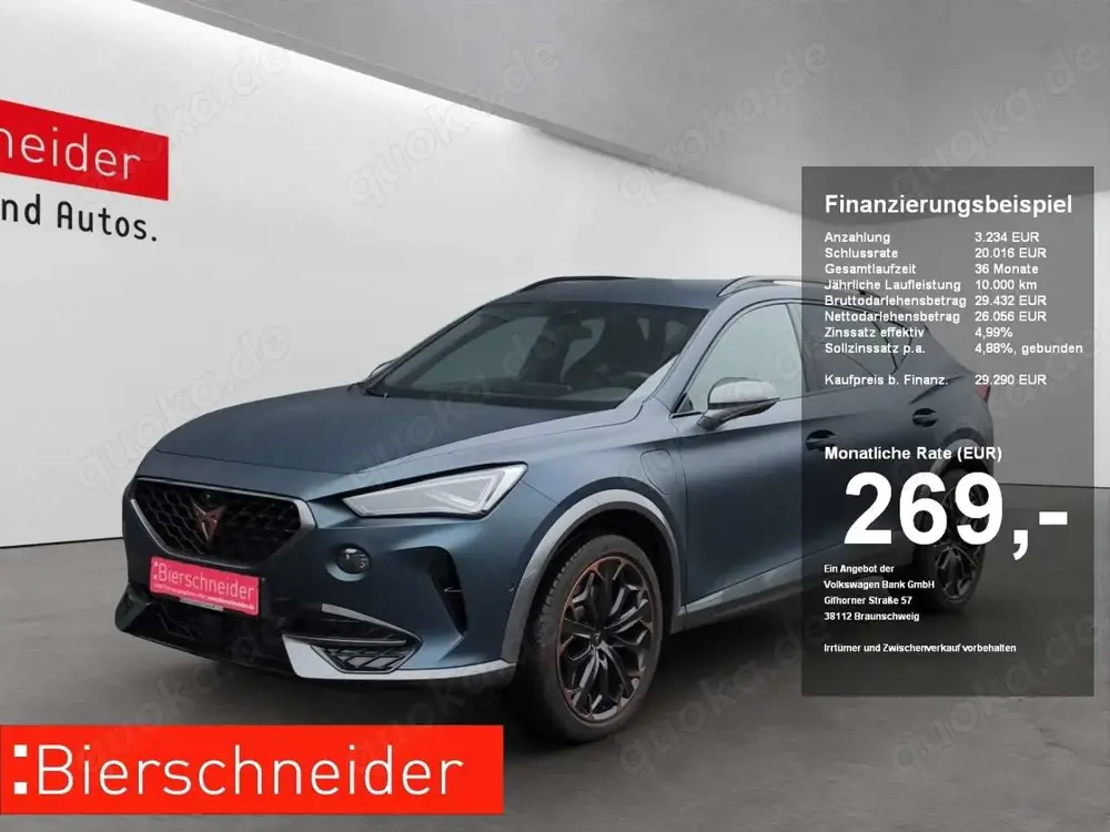 CUPRA Formentor 1.4 e-HYBRID DSG VZ MATRIX-LED NAVI LEDER 19 AREA-