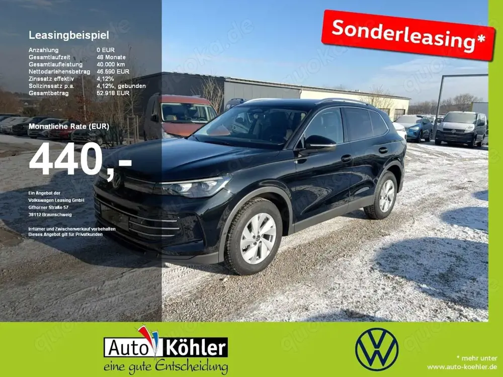 Volkswagen Tiguan Elegance 1.5 l eTSI DSG Matrix/ incl.WR