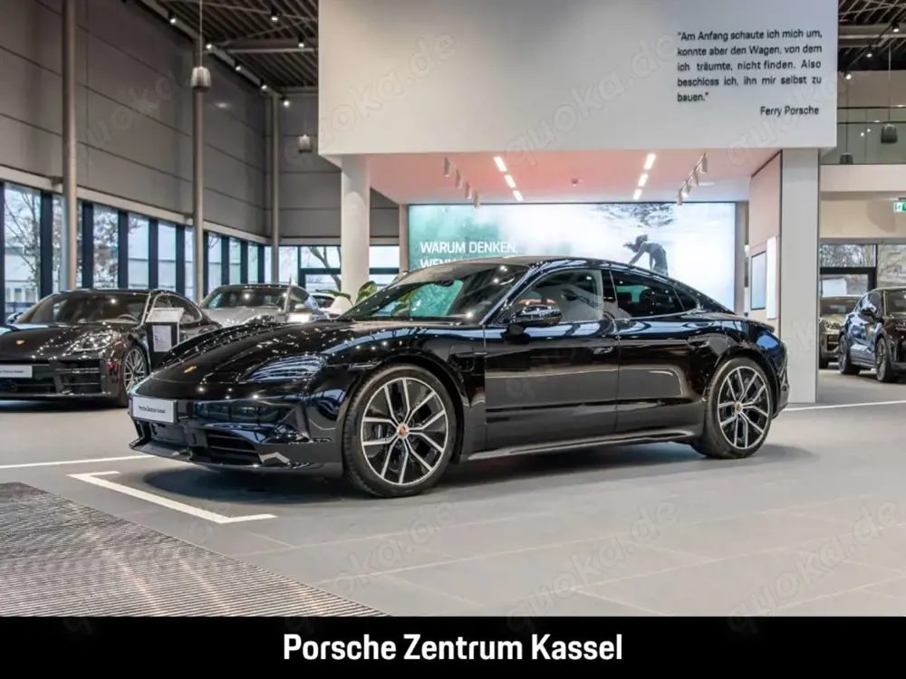 Porsche Taycan Black Edition Soft-Close Panoramadach