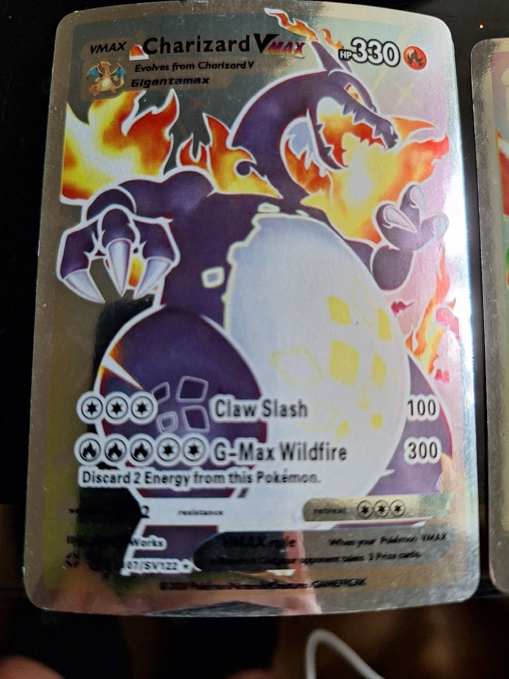 Shiny Rainbow Charizard VMAX Englisch aus Japan 